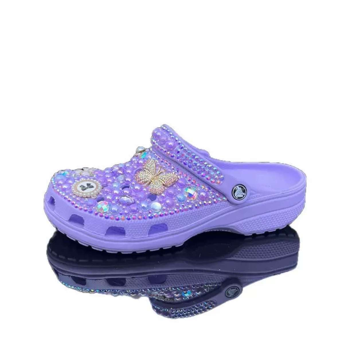 Crocs déjà personnaliser violet !