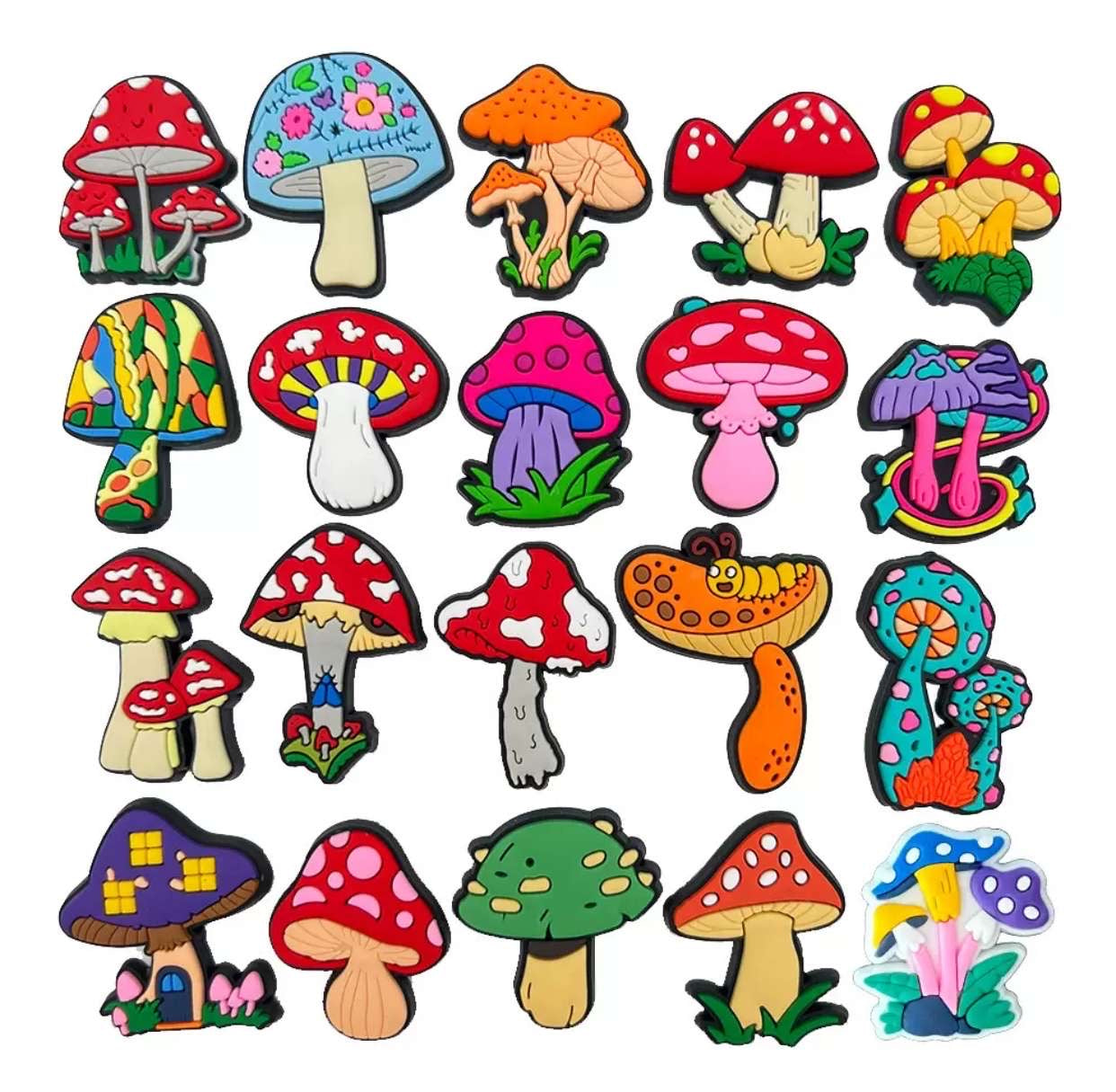 Lot de pins champignons !